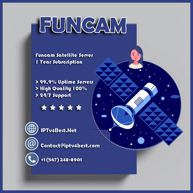 Funcam Satellite Server 1 Year Subscription