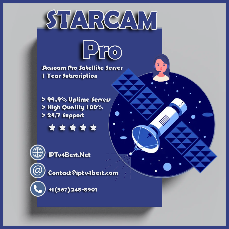 Starcam Pro Satellite Server 1 Year Subscription