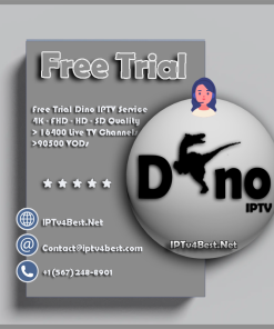 Free Trial 24h Dino IPTV - Best IPTv Service